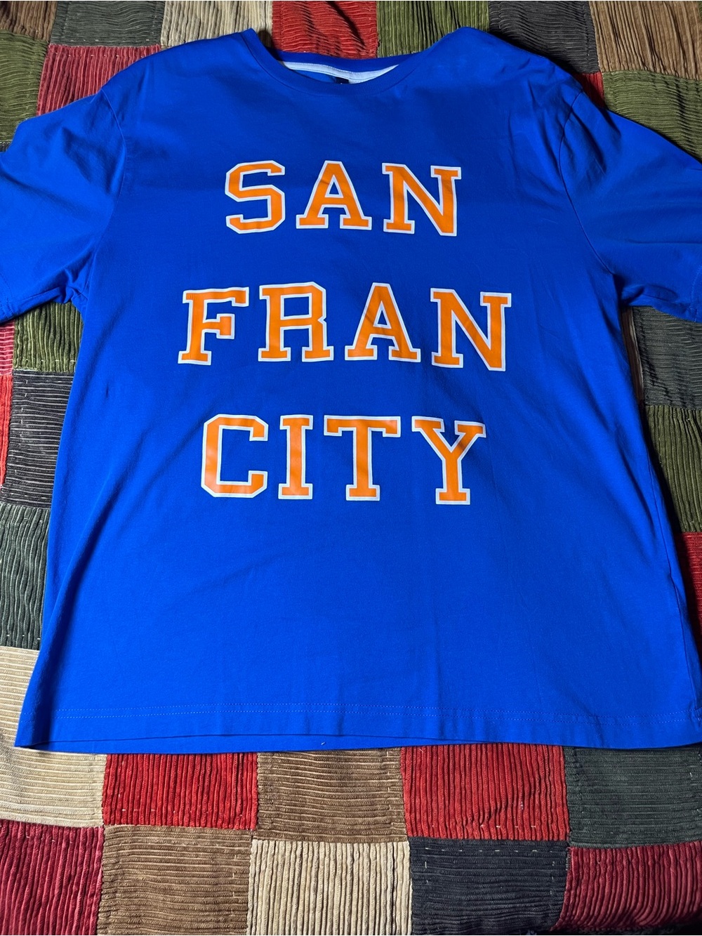 Divided H&M San Fran City Blue Graphic Tee—Large
